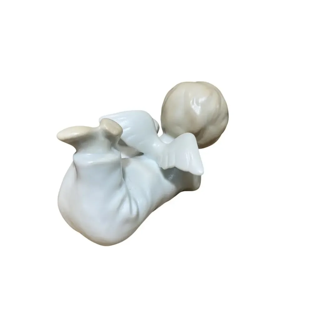 Set of 2 Vintage 1981 Fitz & Floyd Angel Cherub Candlestick Holders Japan